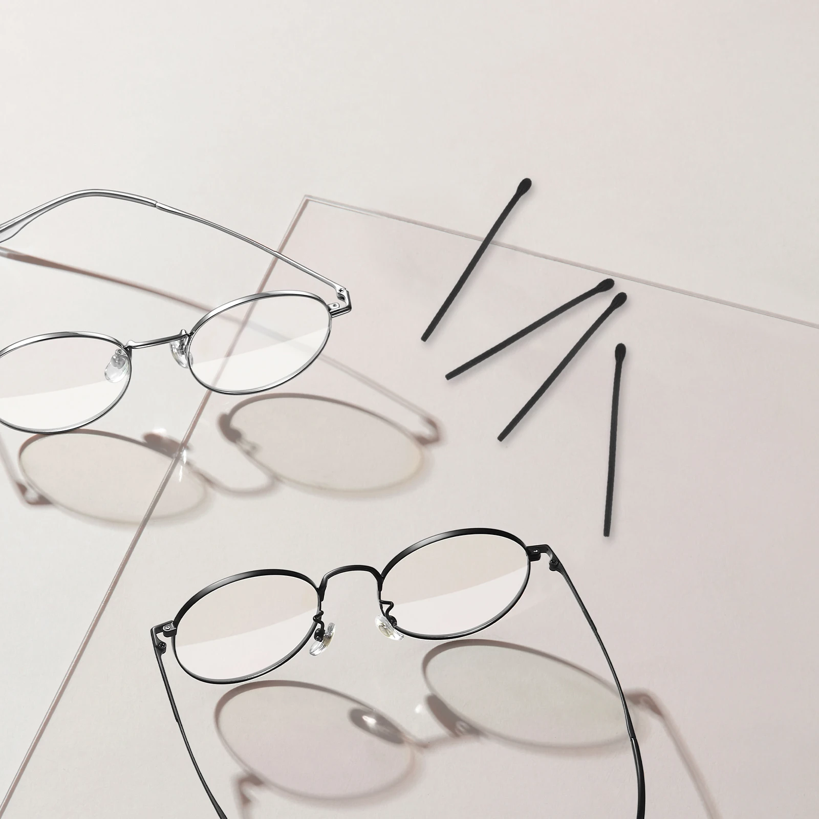 

Silicone Glasses Ear Leg Sleeve Anti-Slip Eyeglass Temple Tips Durable Eyeglass Accessories Replaceable Ear