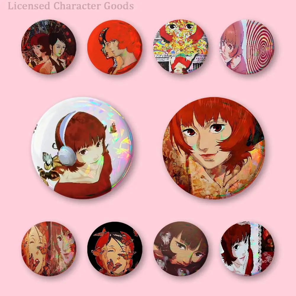 P-Paprika L-Louis P-Picard Insignias Redondas Nijigen Otaku Culture IP Productos Periféricos 58mm 44mm 32mm 75mm 25mm Mini