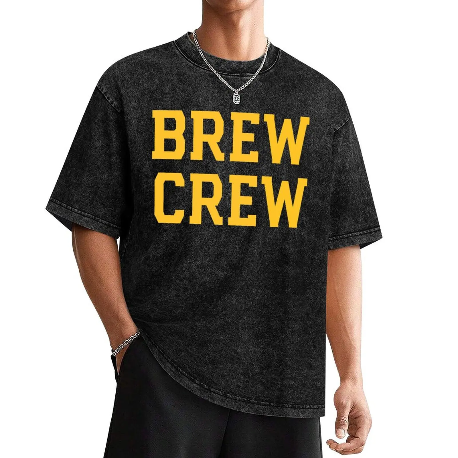 

Brew Crew - Navy T-Shirt Louboutins valentines clothes men t shirts