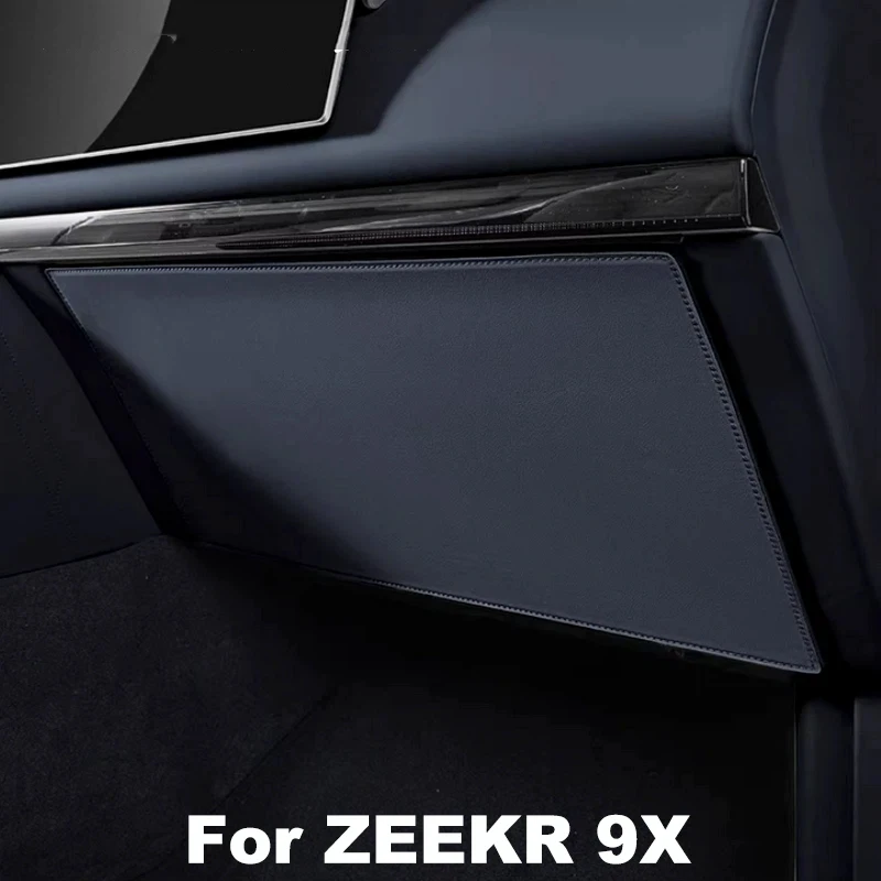 For ZEEKR 9X 2025 2026 Co-pilot Glove Box Anti-kick Pad Protection Mat Decorative Sticker Interior Modification Accessory