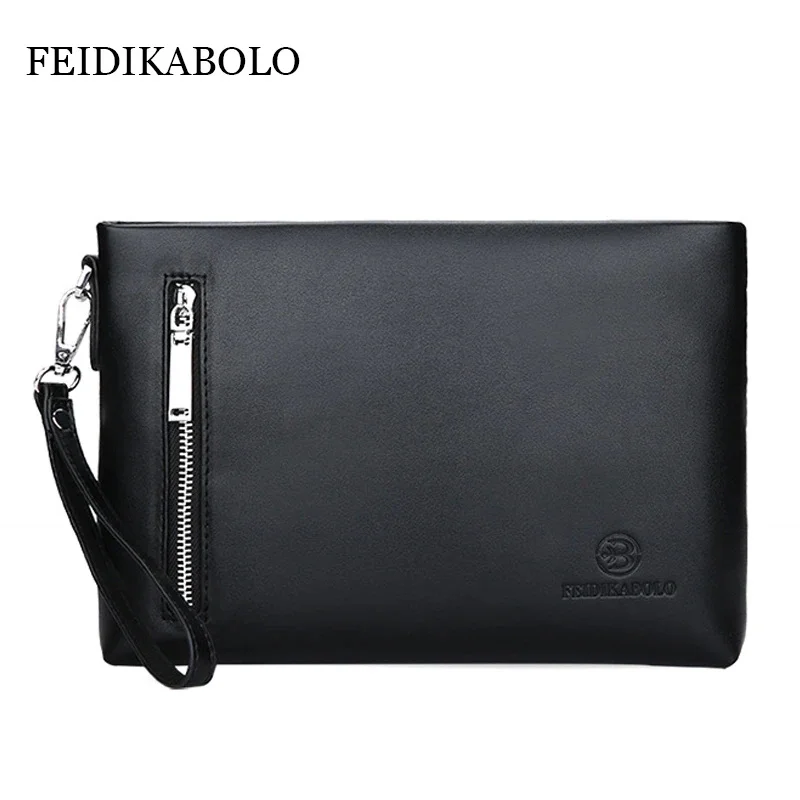 

Brand Large Capacity Wallets Clutch Bag Men's Purse Envelope Zipper Hand Leisure Fashion Package Masculina