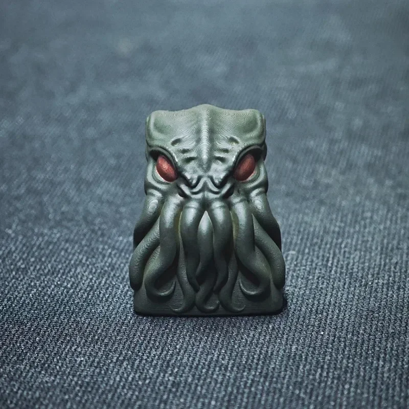 Handmade Resina Keycaps para Teclado Mecânico, Keycaps personalizados, Cthulhu Octopus, Ancient Cross Axis, God Hunting, Gaming Acessórios