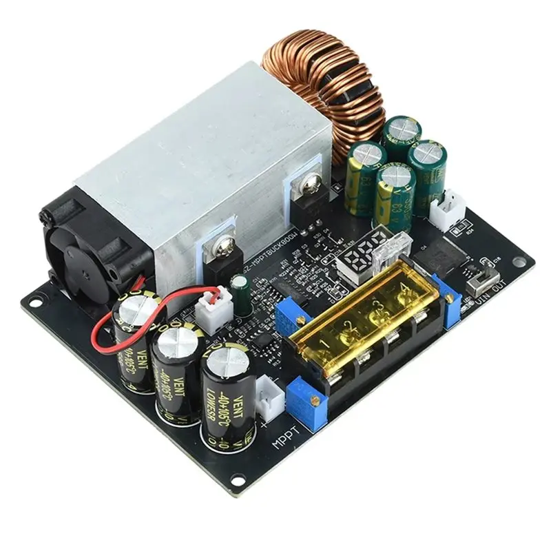 MPPT Solar Charge Controller 800W With Digital Display Adjustable Step-Down Module For DC 18-90 For Batteries