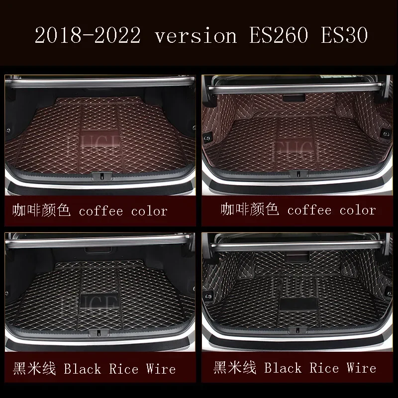 For Lexus ES trunk mat ES260 ES300 fully enclosed trunk mat 2018-2022 2022 edition models