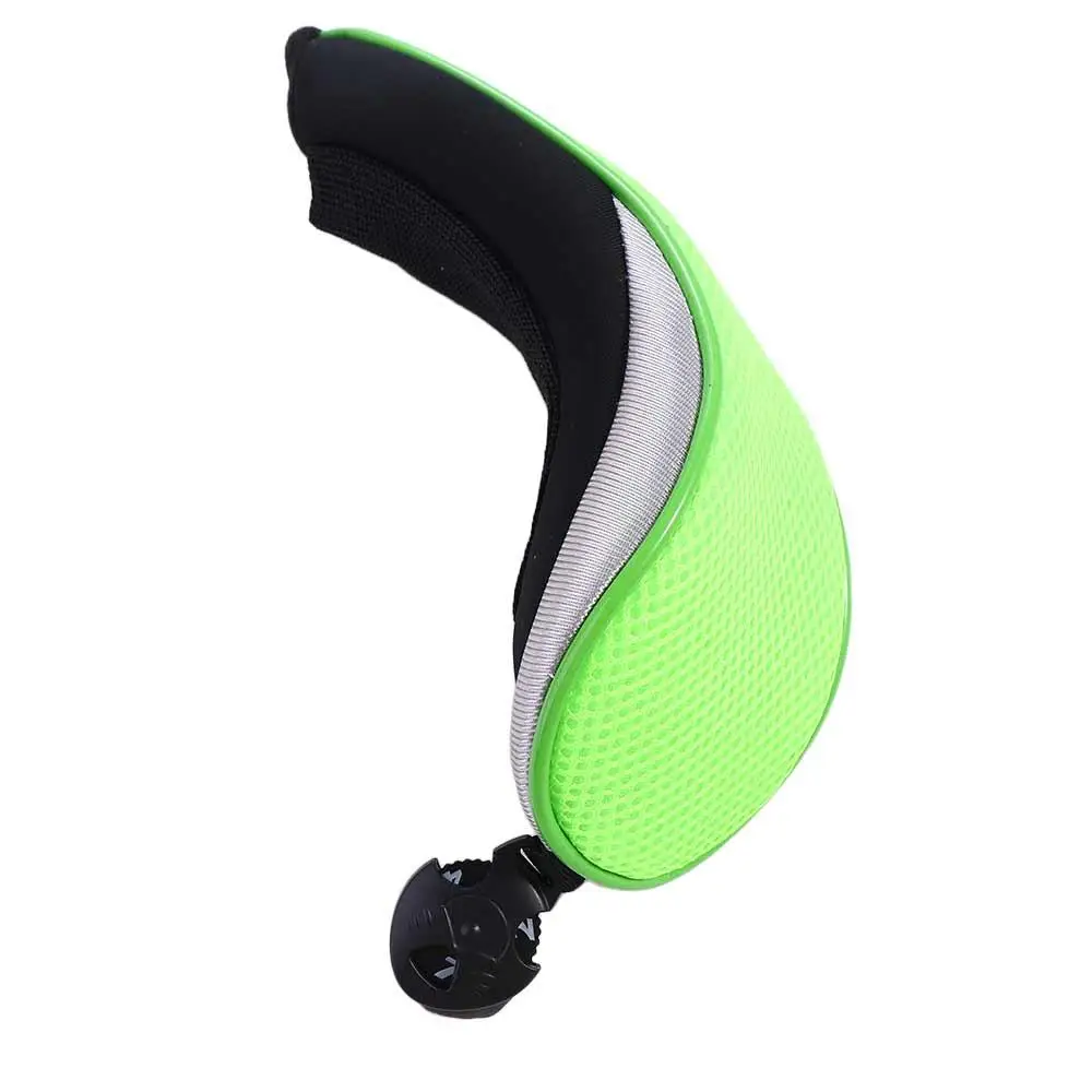 Sport Adjustable Number Tag Interchangeable Number Mesh Golf Headcover Club Heads Cover Golf Head Protector Golf Club Headcover
