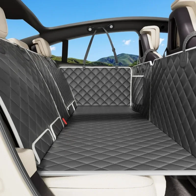 

Dog Seat Cover Non-slip Dog Car Hammocks with Seatbelt Dog Car Seat Cover Waterproof and Scratch-Resistant