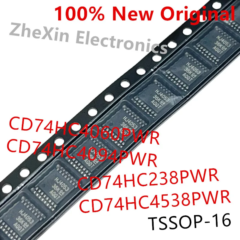 10PCS/Lot  CD74HC238PWR  HJ238 、CD74HC4060PWR  HJ4060 、CD74HC4094PWR  HJ4094 、CD74HC4538PWR  HJ4538   Analog Multiplexer Chip