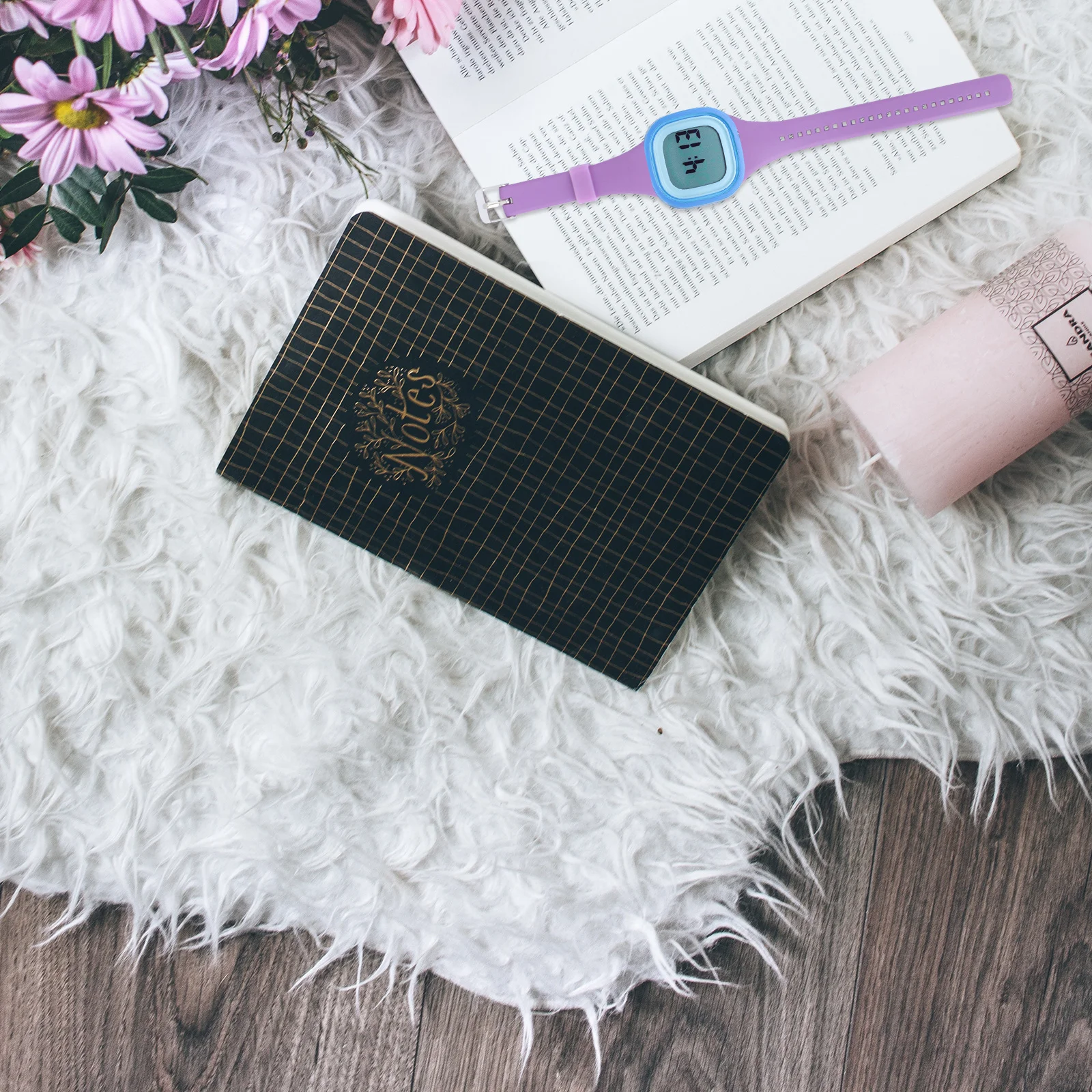 

Smart Watch Band For Men Smooth Durable Quick Release Replacement Strap Compatible With Polar Ft4 Ft7 Purple Fashion Workout