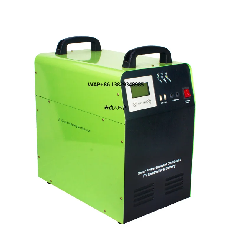 DC to AC portable off-grid solar generator system 1000w 24V 100AH solar generator portable power station system