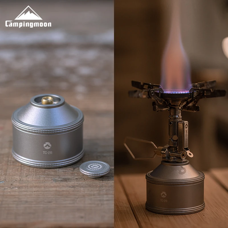 La bombola di gas CAMPINGMOON TC-28 può essere ricaricata ripetutamente, bombola di gas da campeggio esterna bombola di gas piatta aggiornata