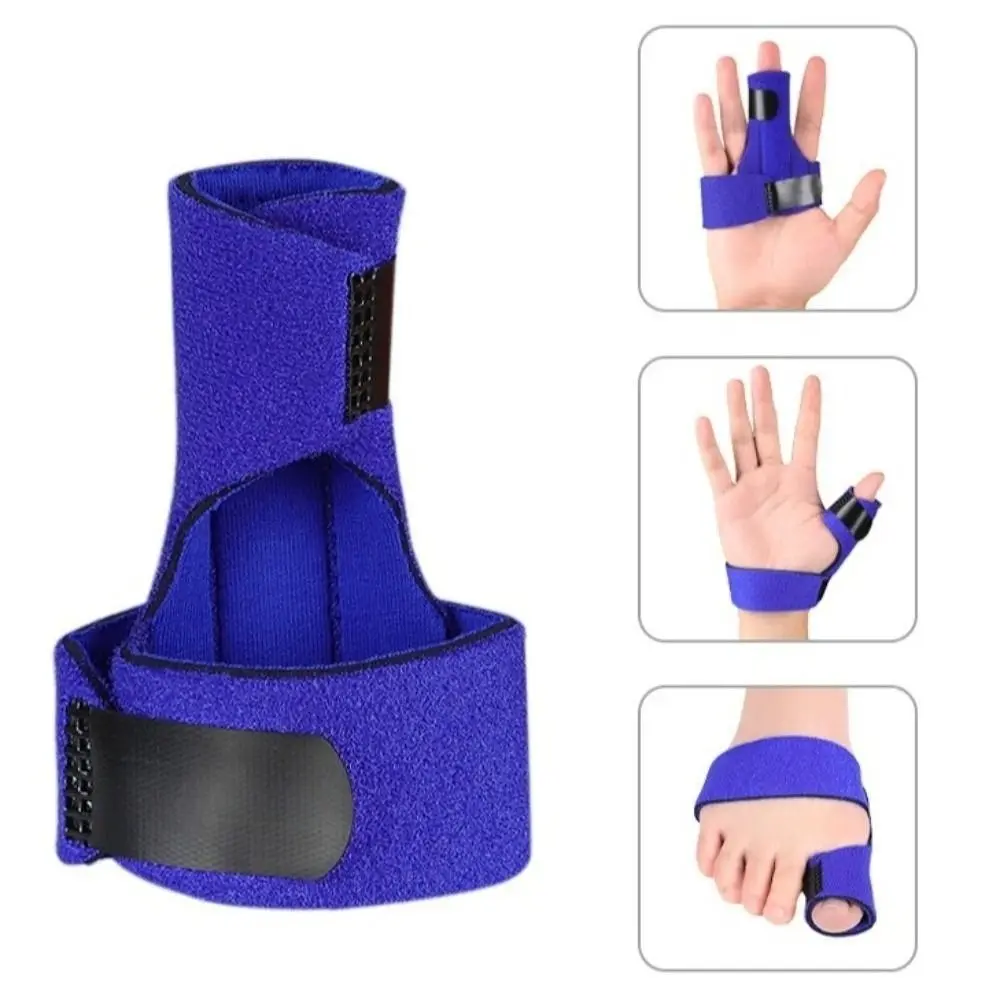 Adjustable Finger Brace Trigger with Fastening Strap Built-in Aluminum Bar Finger Splint Broken Mallets Comfortable Breathable