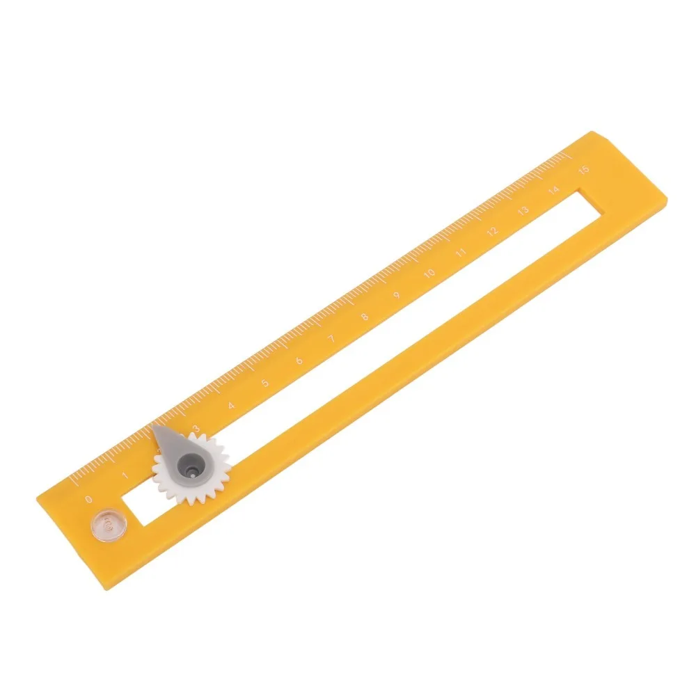 Plastic Compass Ruler Multi Colors Multifunctional Drawing Ruler Portable Combined Geometry Ruler Office Drafting