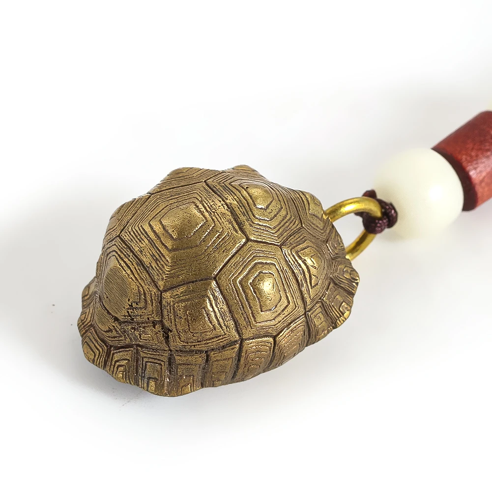 Longevity Health & Wellness Hotel - 1PC Handmade Brass Tortoise Shell Keychain