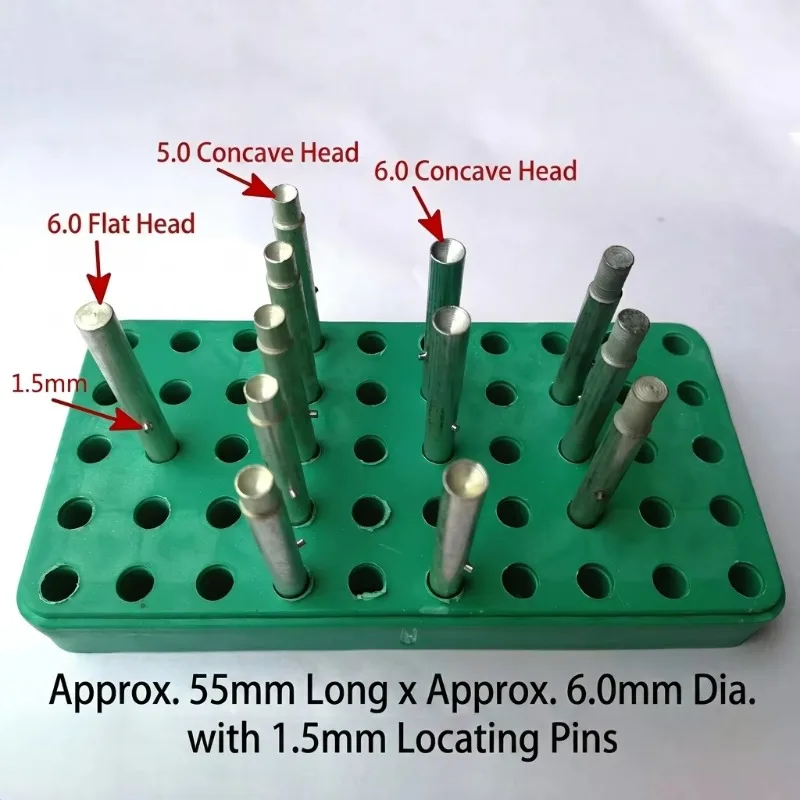 10 pieces per set Metal Gem Rod Mud Stick Facing Machine Replacement Parts Jewelry Craft Tool Accessories
