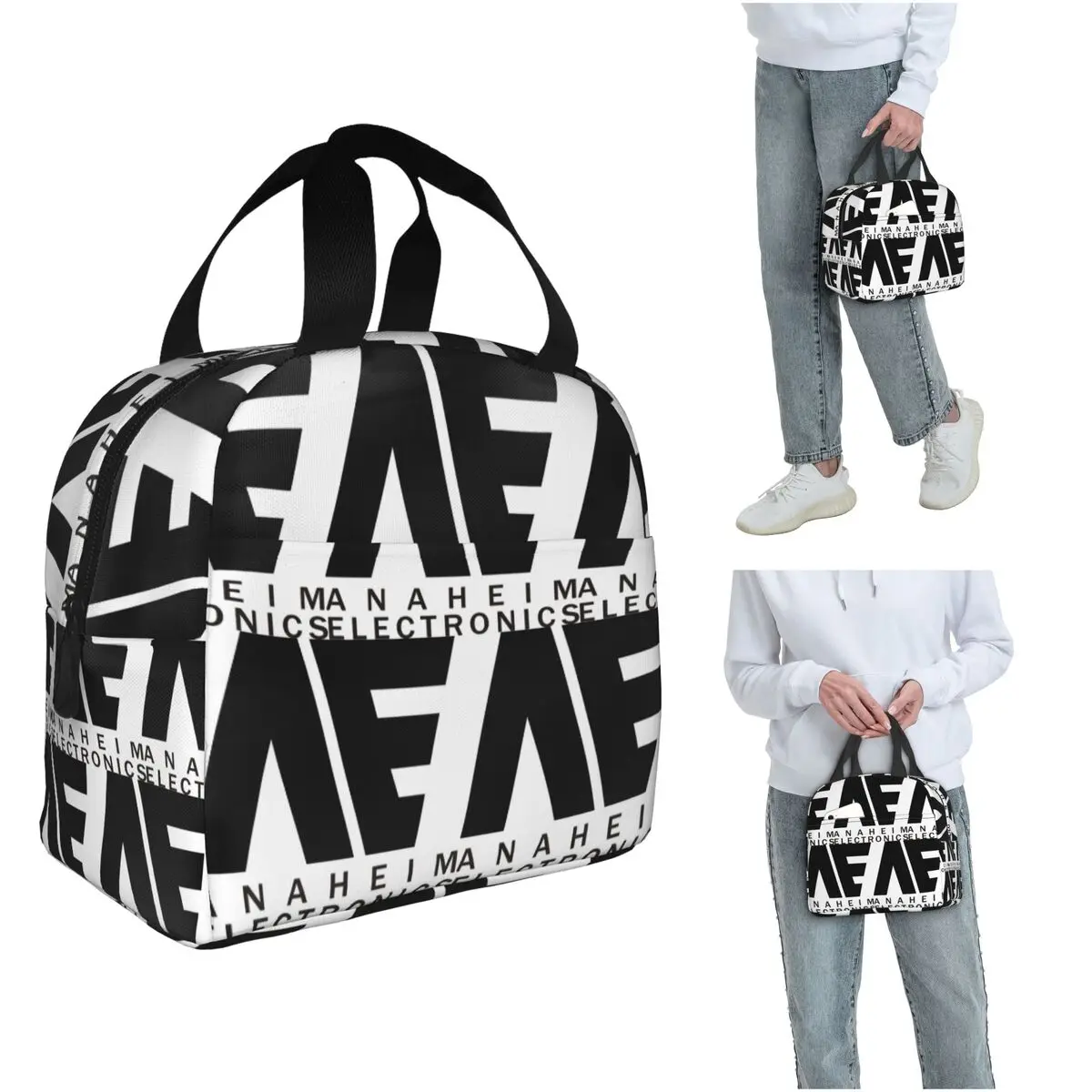Anaheim Electronics Insulated Lunch Bag for Women Children Portable Food Boxes Thermal Lunch Box Tote