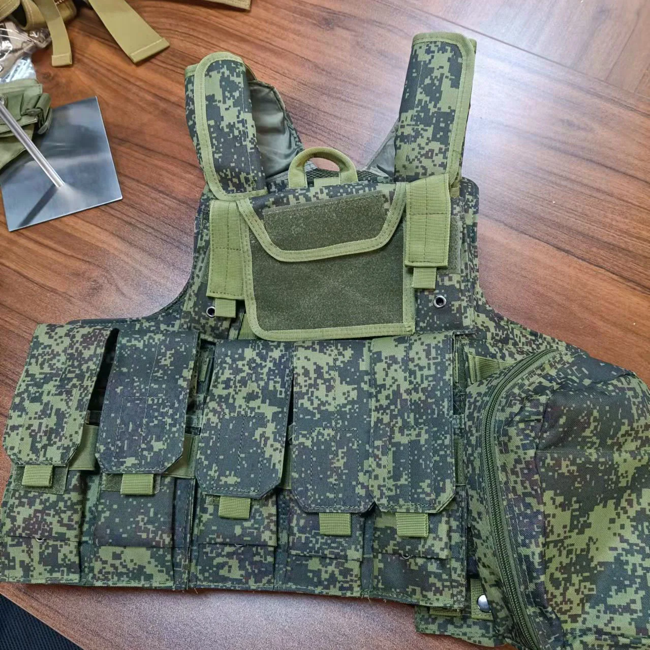 Тактический Жилет MOLLE из 8 предметов для переноски и защиты все-в-одном CS охотничье снаряжение для пейнтбола страйкбола EMR ATFG Камуфляжный