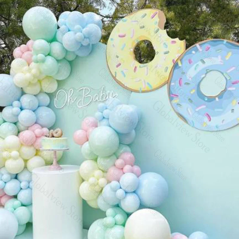 Donut Cutouts Ice Cream Decorations Foam Board Ice-Cream Cone Cupcake Party Props Baby Shower Two Sweet Birthday Party Decor