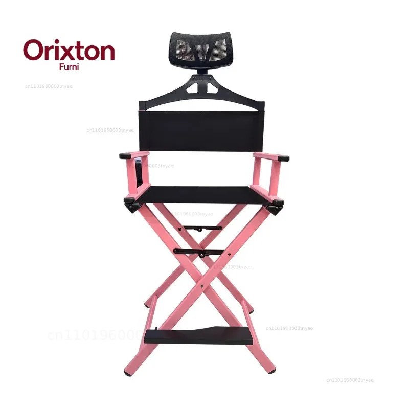Outdoor Aluminum Folding Chair Professional Makeup Stool for Studio Photography Director Seat Portable Compact