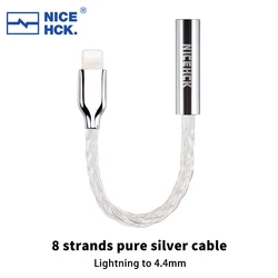 NICEHCK TC3 Metal Alloy Shell ALC5686/C100 HiFi Decoding Adapter Cable Type-C Lightning Input Support Line-control Microphone