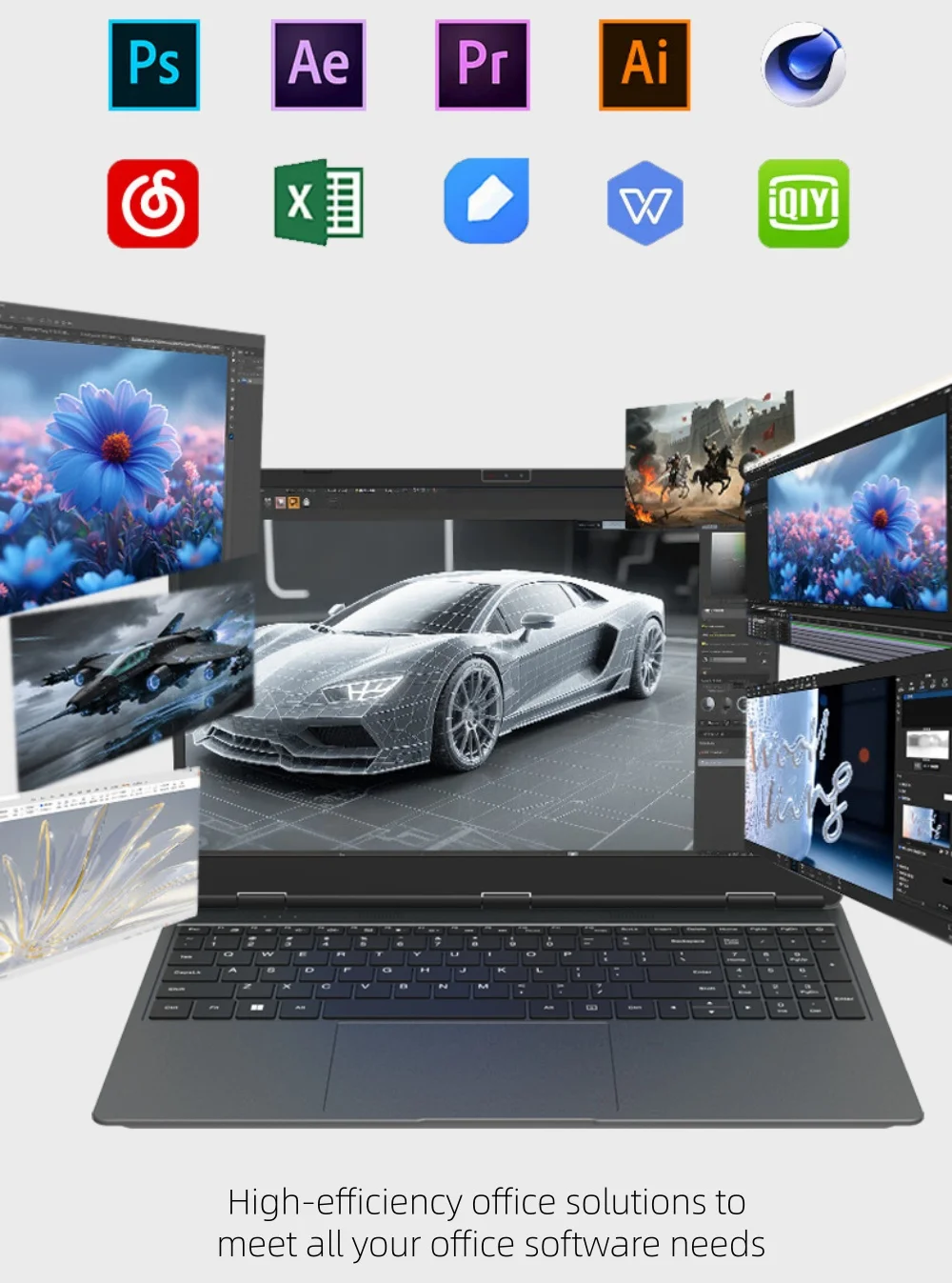 كمبيوتر محمول للألعاب عالي الجودة مقاس 15.6 بوصة بسعر الجملة معالج Amd Ryzen 5 Pro 3500U باللغة الإنجليزية بالحجم الكامل ولوحة مفاتيح للأعمال الراقية