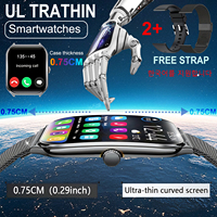 New For Huawei Ultra-thin Smartwatch 1.96-inch AMOLED Waterproof 368*448 Enhanced High Color Gamut Zinc Alloy Body Wireless Talk