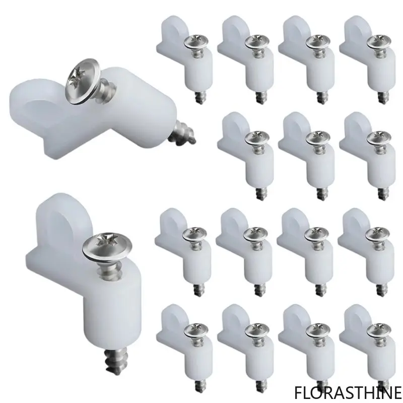 30Pcs AB66- 3/8 Inch Offset Window Screen Clips with Nylon Screws Screen Retainer Clips for Windows Storm Doors