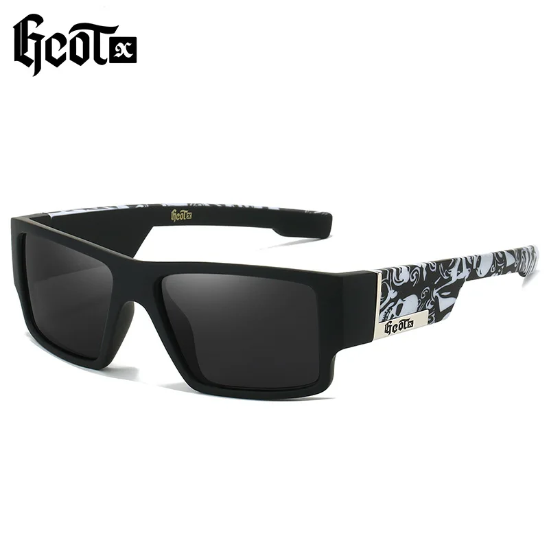 

West Coast Gangster Square Polarized Sunglasses Unisex Hip Hop UV400 Anti Glare Driving Fishing Shades