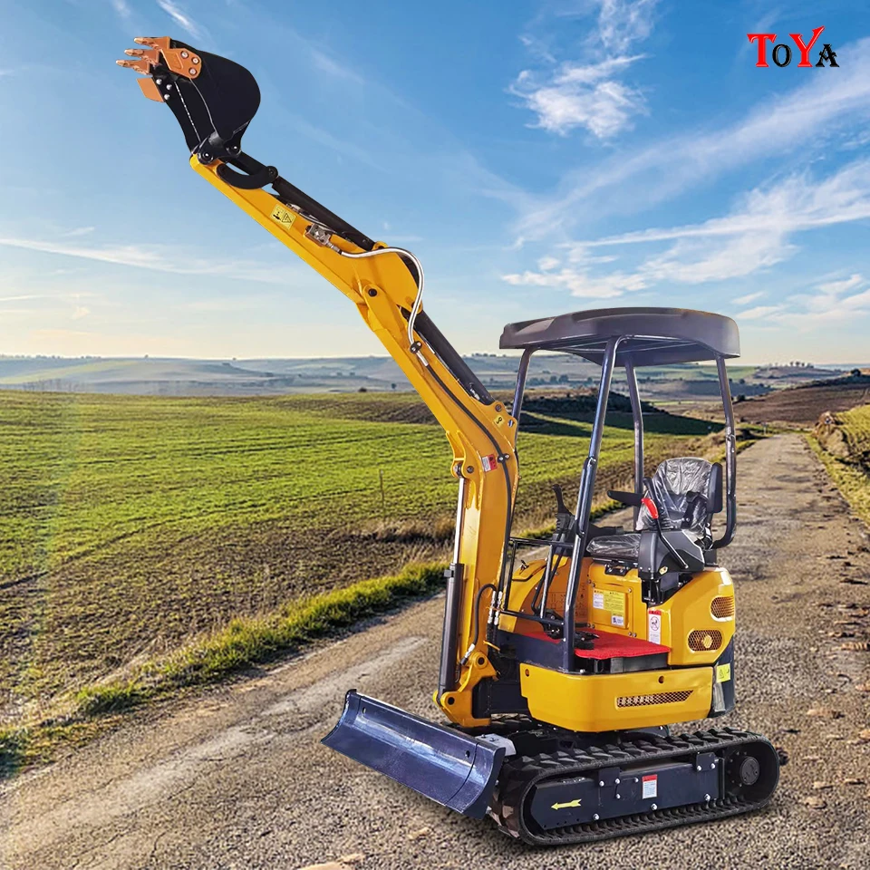 Agricultural technology tools mini excavator earth-moving China latest technology CE certification customized