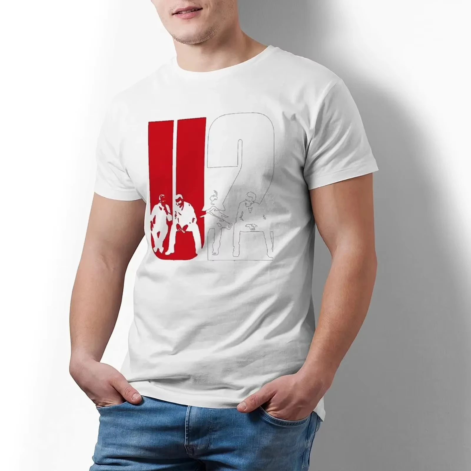 

Милая футболка для мужчин с принтом, большие размеры, дизайн U2, летняя футболка с изображением ирландской рок-группы, винтажные футболки, повседневная уличная одежда