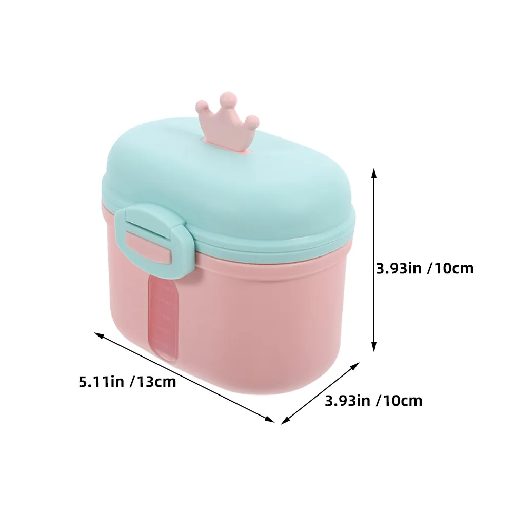 Baby Formula Dispenser 2 Pack Airtight Milk Powder Storage Containers Portable Compact for Travel