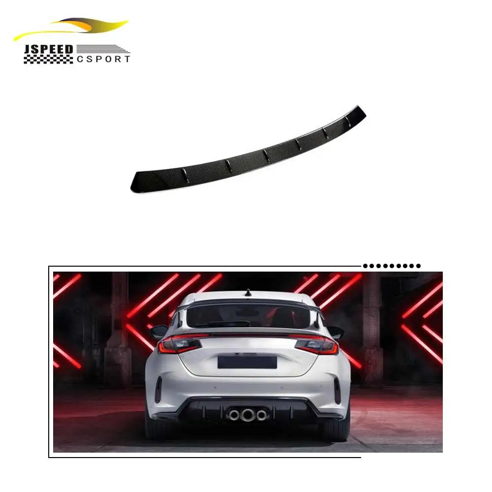 

Suitable for Honda Civic R 2023 Carbon fiber rear window roof spoiler