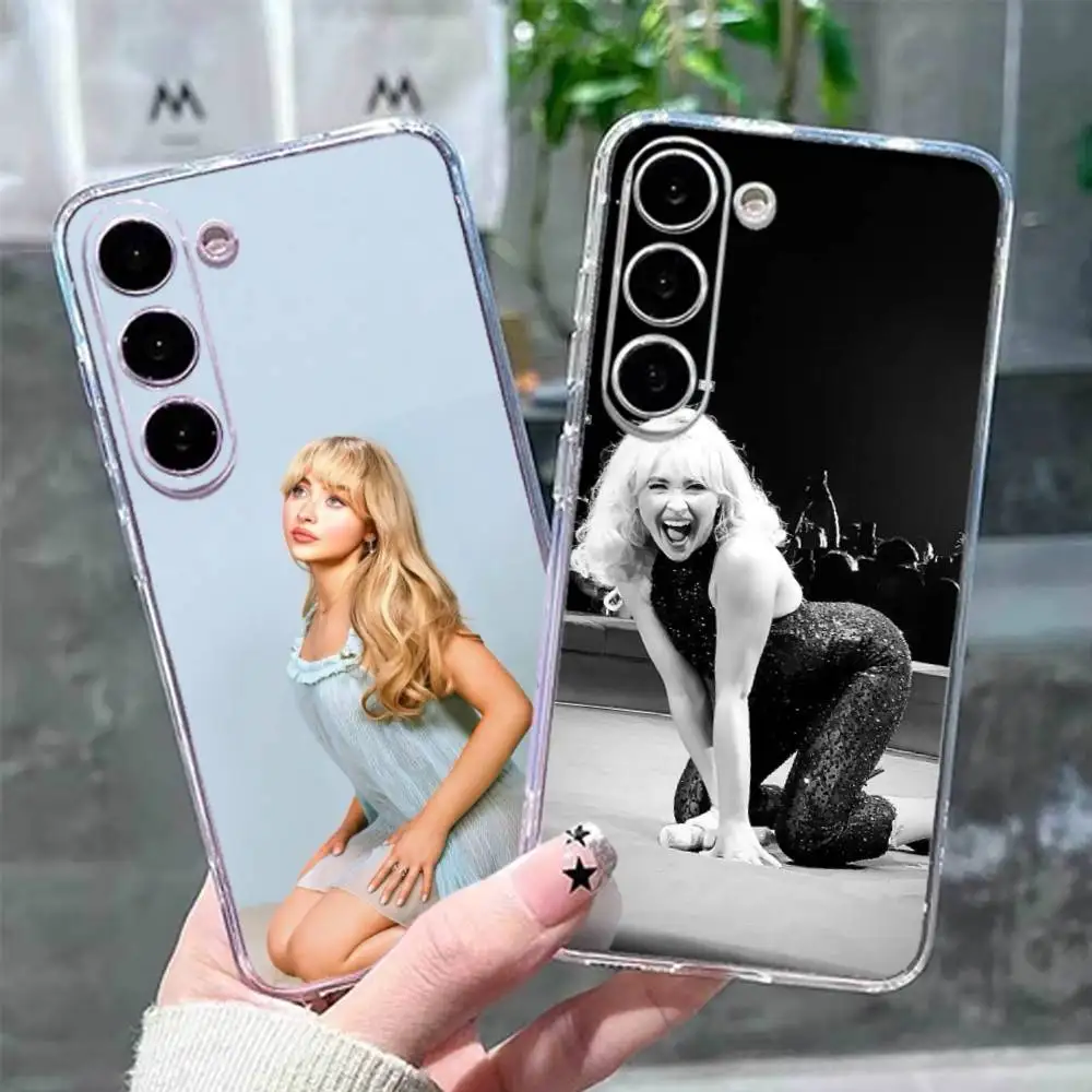 

Singer Sabrina Carpenter Short nSwee Phone Case For Samsung GalaxyA13,21s,22,31,32,52,53,71,72,73,Soft Transparent Cover