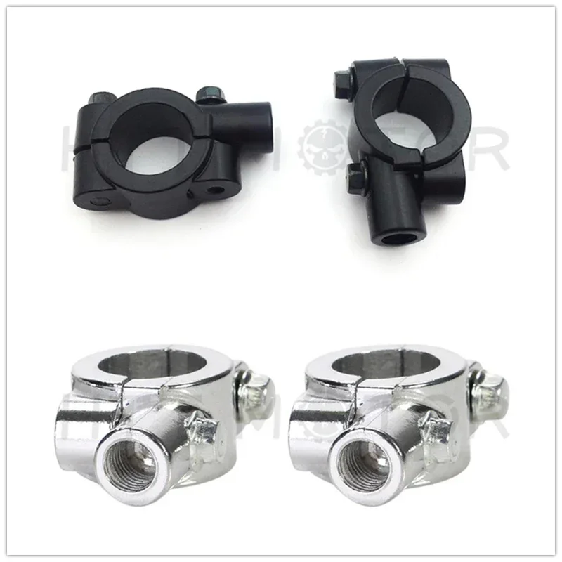 

7/8" 22mm Motorcycle HandleBar 10mm Mirror Thread Mount Holder Clamp Adaptor Motorcycle Parts