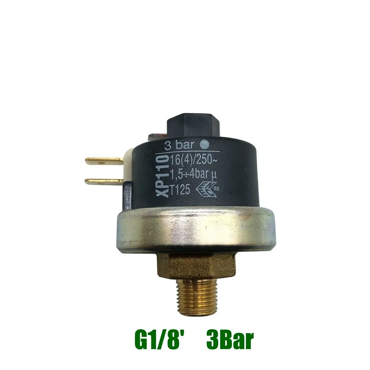 WZ-Steam Pressure Controller G1/8' 3Bar Steam Pressure Switch For Ironing  Boilers  Engines