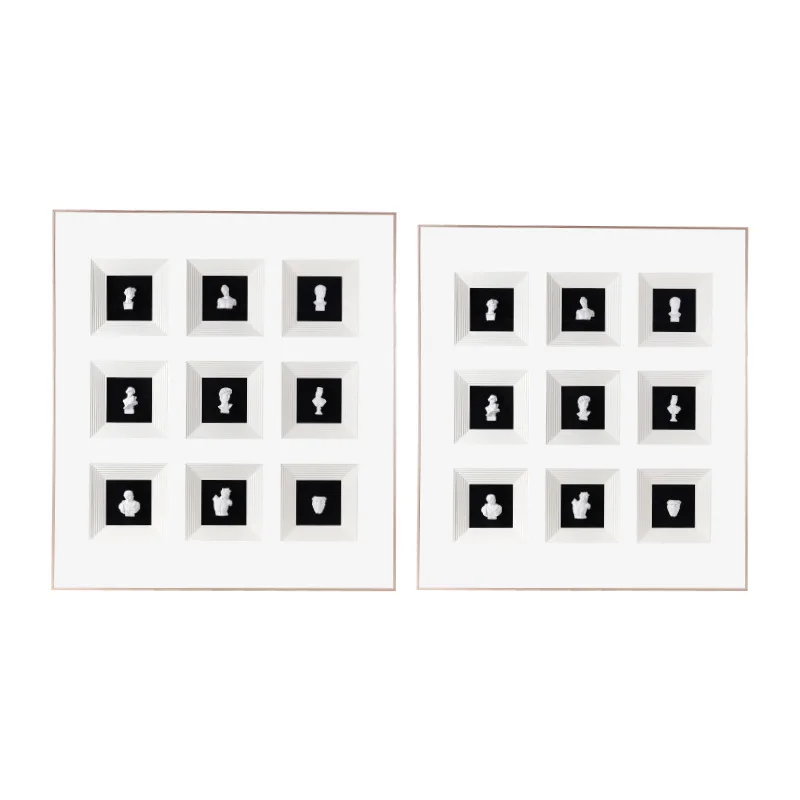 Figure hanging paintings three-dimensional decorative paintings, porch corridor living room sofa background hanging paintings