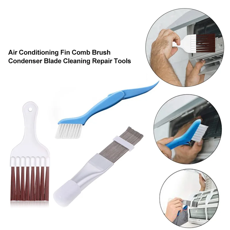 

Universal Car Radiator Condenser Fin Comb Sets Hand Cleaning Tool Auto Cooling 1 Set