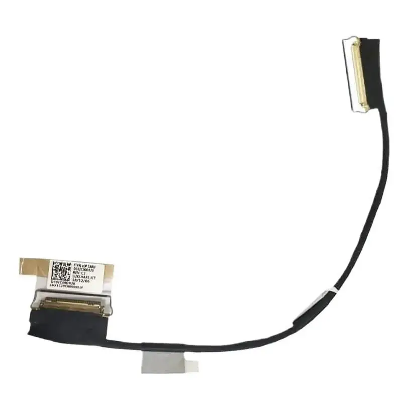 Cable de pantalla de vídeo LVDS LCD LED EDP FHD de 30 pines para T490S T495S T14S 01YN276 01YN277 01YN278 DC02C00DR10 / 00 / 20 (=)