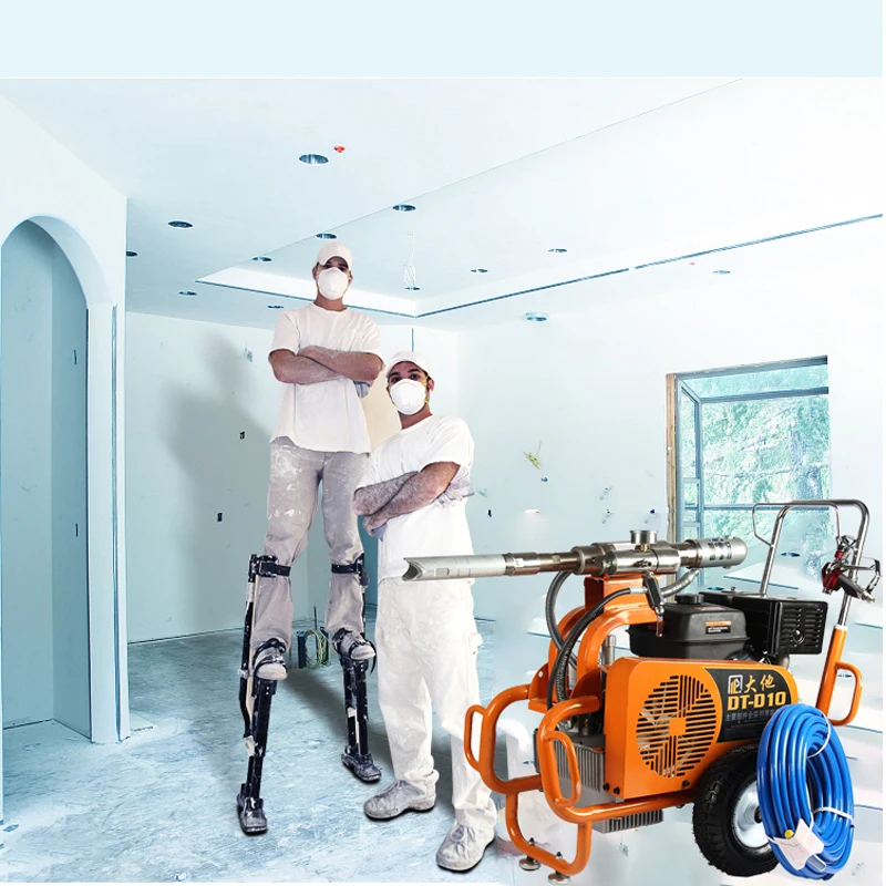 High Power 20l 4000w Airless Spray Machines High Pressure Paint/Coating/Latex/Putty Sprayer Spraying Putty Machine