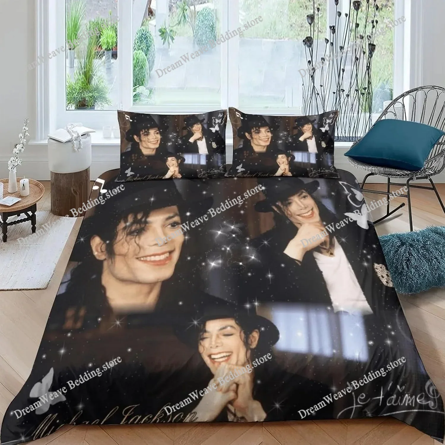 Michael Jackson Bedding Set Duvet Cover 3d Bedding Fashion Design Decoration King Duvet Cover Set Double Bed Set Bedding Sets