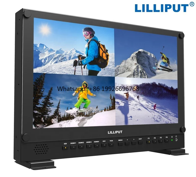 

15.6 Inch 4K UHD Resolution Broadcast surveillance SDI surveillance HDMI surveillance for Director in Making Movies factory
