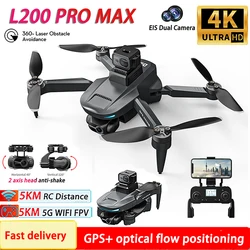 2024 L200 PRO MAX Professional Drone Aerial 2-axis PTZ 4K EIS Camera 360° Obstacle Avoidance Brushless GPS 5G FPV Four-axis Dron