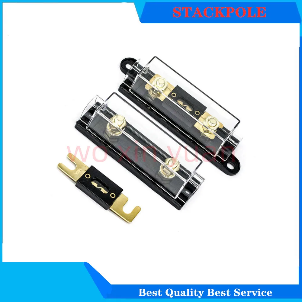 1pcs ANL Bolt-on Fuse Automotive Fuse Holders Fusible Link with fuse 40A 60A 80A 100A 200A 250A 300A Fuses AMP