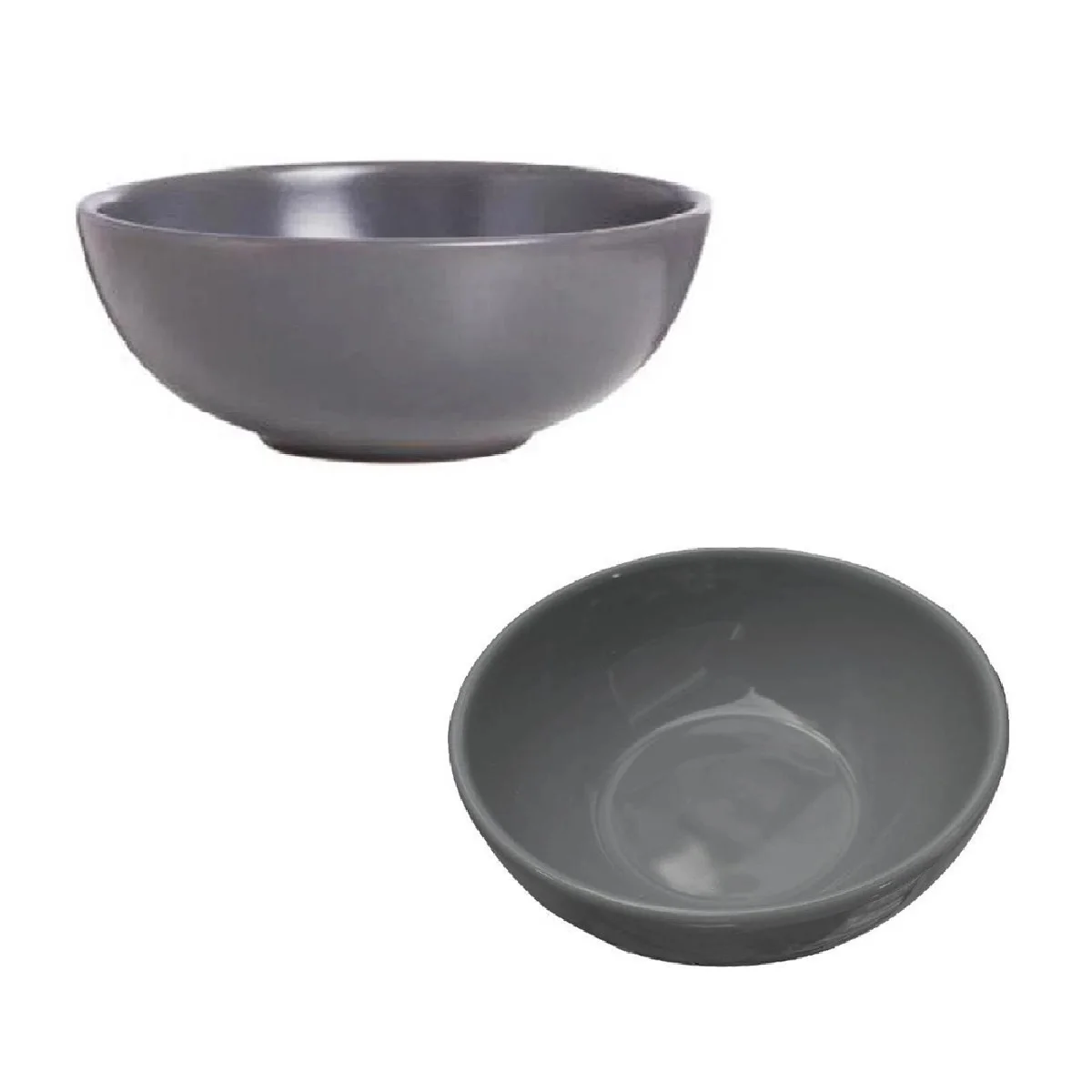 12 Bowl Bowl Round Grey Melamine 200ml