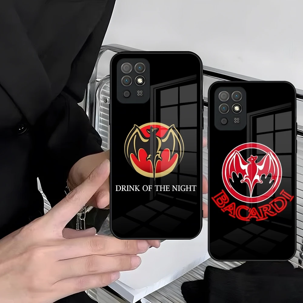 Bacardi Rum Vampire Bat Phone Case For Redmi 8 10 Poco x3Pro 9 x3Nfc 12 9T x3 9A Note10 Pro Note12 11 x5 Pro Note8 Plus 11 s coq