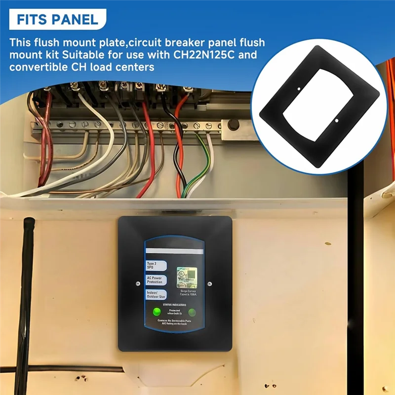 

Комплект для скрытого монтажа A23P CHSPFMKIT, для защиты от перенапряжения Eaton для всего дома для CHSPT2ULTRA CHSPT2MAX, крышка электрической панели