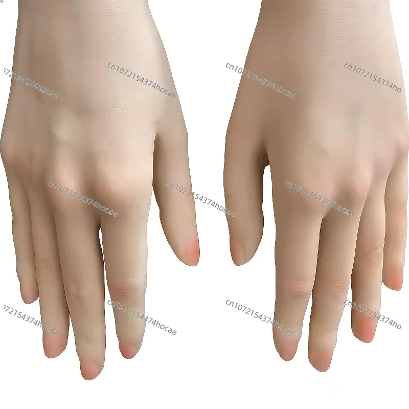 A Silicone High Realistic Women Hand Model High-quality Soft Silicone Fake Hand Mannequin Ring Accessories Painting Display