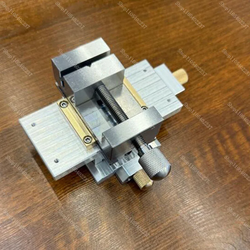 High Precision Manual XY Cross Slide Table Lead Screw Drive for Flat Vise