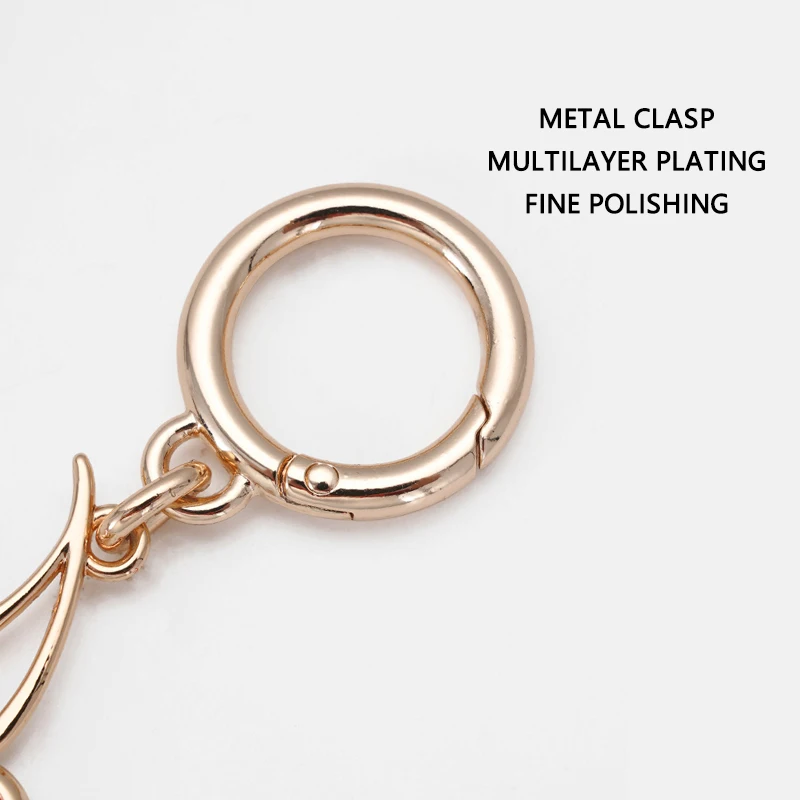 EverToner Fashion Bag Extension Chain Crossbody Purse  Chain Strap Handbag Hanging Buckle DIY Charm Shoulder Bag Accessories