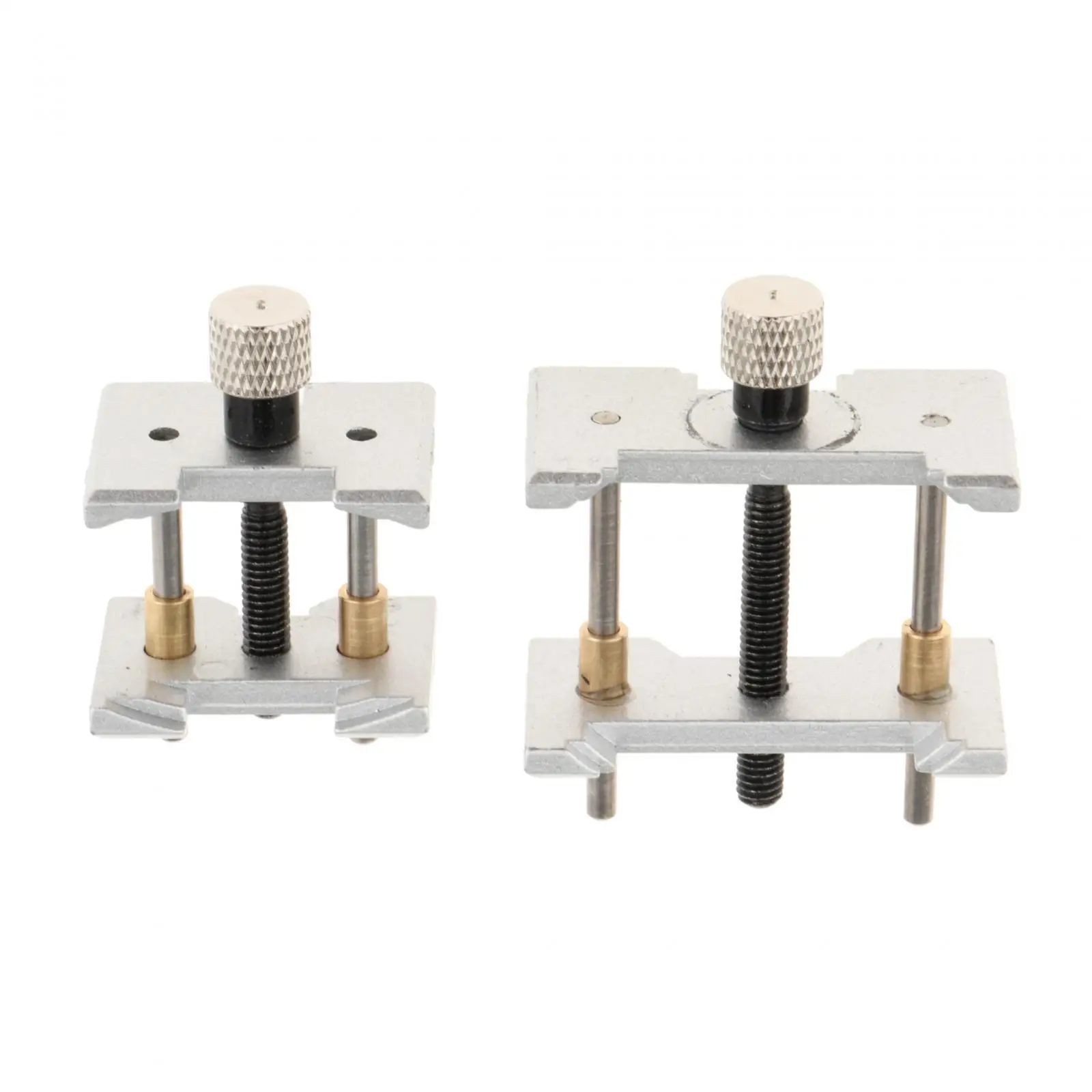 2x Watch Movement Holders Business Use Watch Repairing Accessory Lightweight Multi Function Practical Fixed Base Watchmaker Tool
