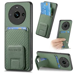 For OPPO Realme 16 13 12 11 10 Pro Plus 5G 4G Luxury Case Leather Card Back Cover Realme 11 12 13 15 16 Pro 15T C67 C53 Funda